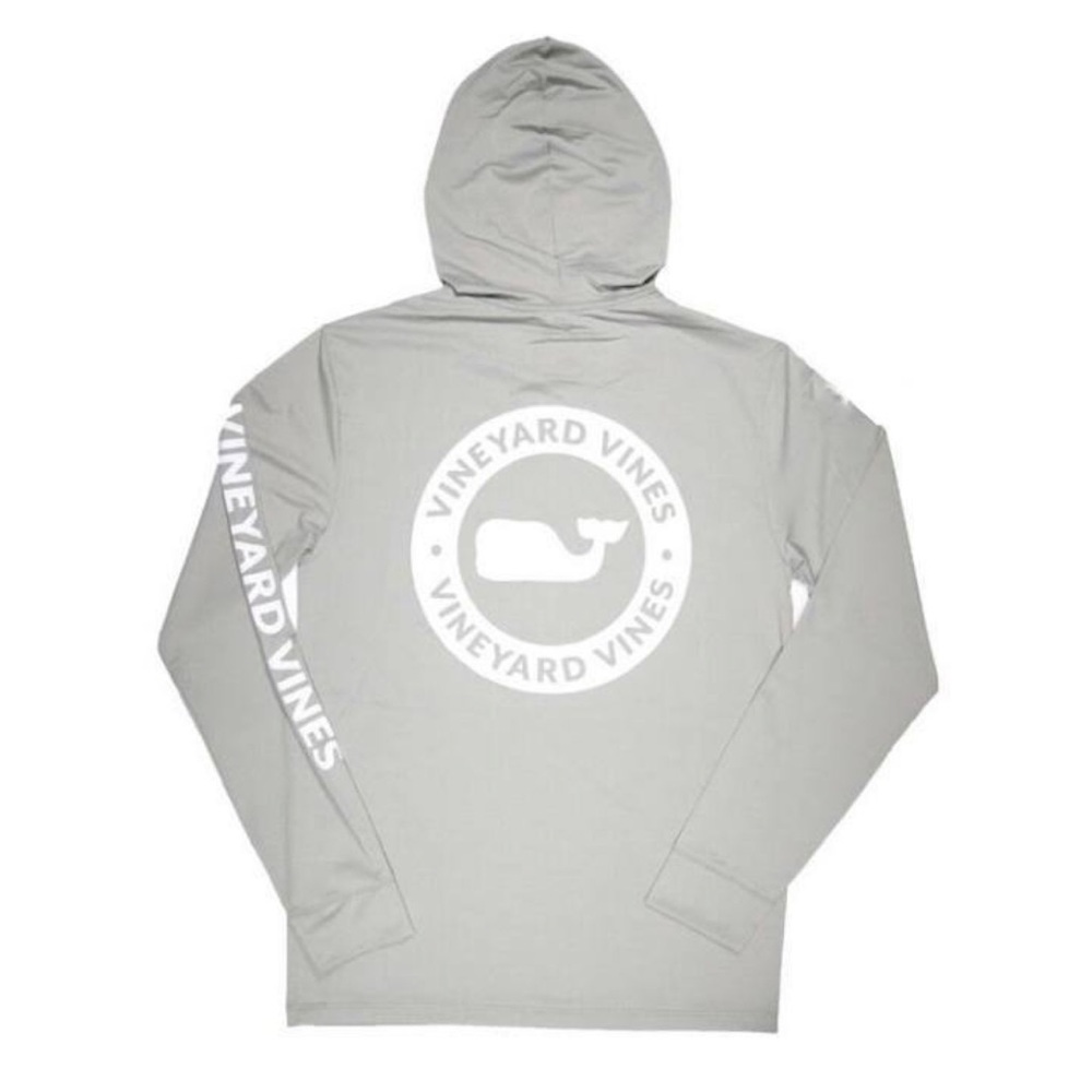 Vineyard Vines | Grey Performance Circle Logo Lon… - image 1